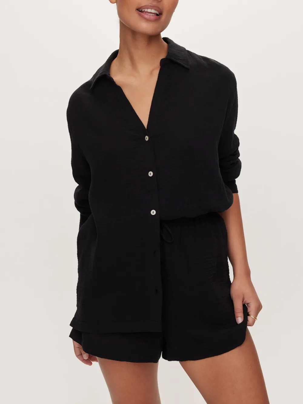 Casual Style Waffle Shirt