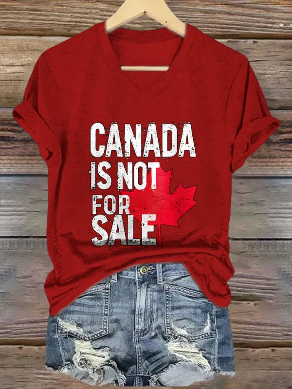 Women'S Canada Is Not For Sale T-Shirt