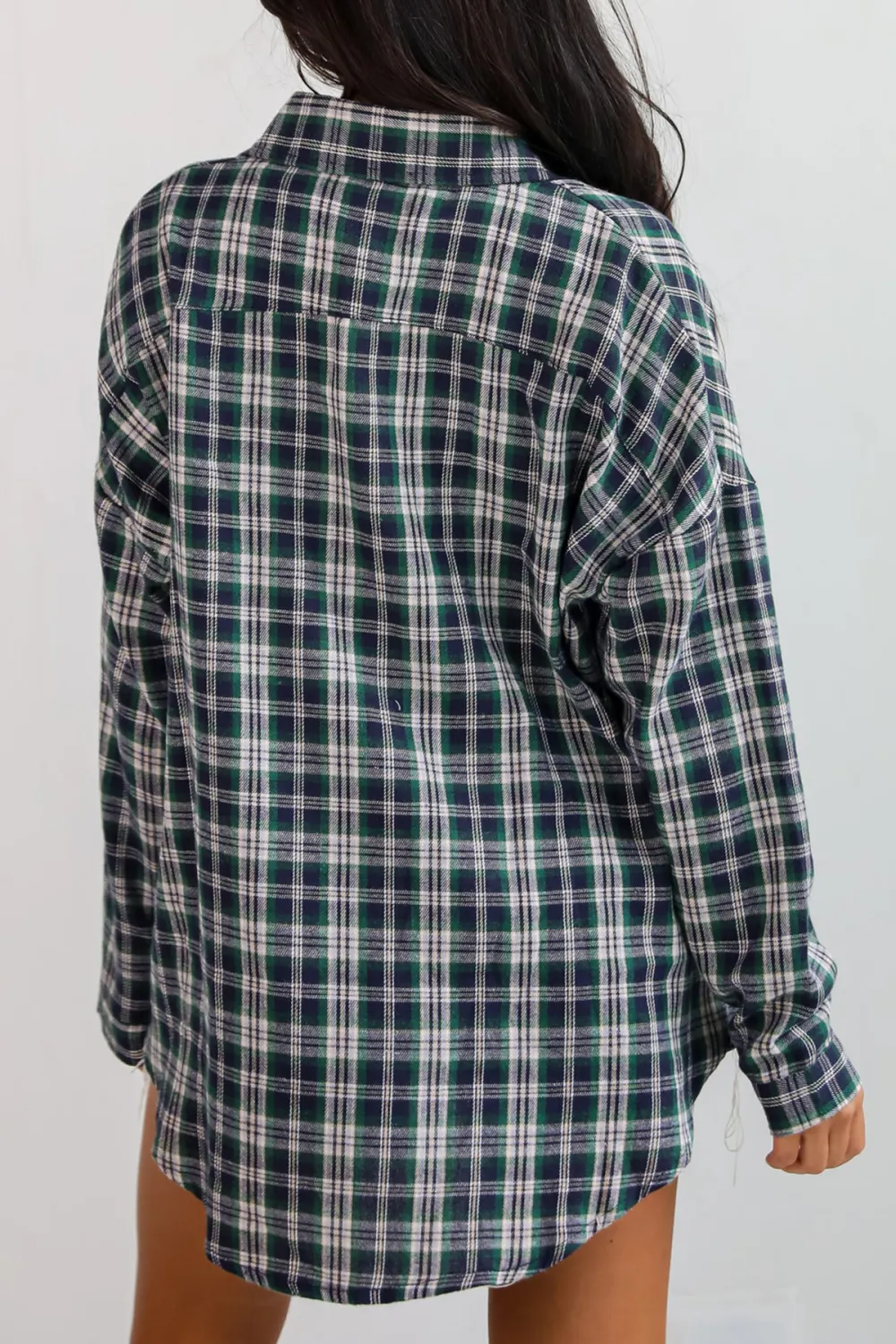Trendsetting Aspect Hunter Green Plaid Flannel