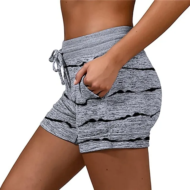 Women‘s Shorts Elastic Waist Soft Lounge Shorts Casual Shorts with Pocket