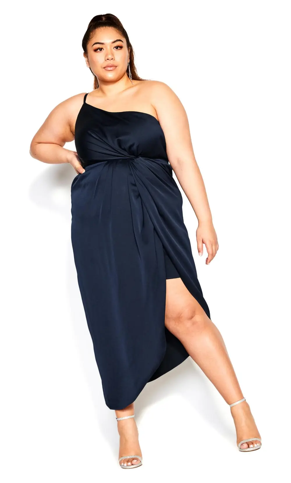 Evans Navy Sensual Dress