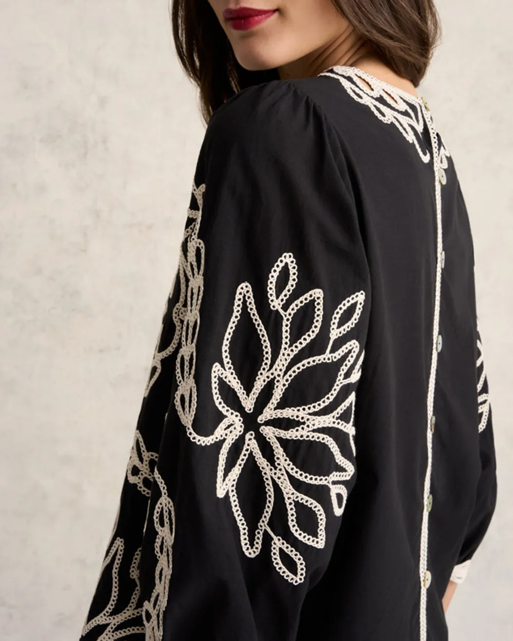 Embroidered Cotton Blouse