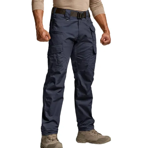 Men's Tactical Work Pants 9 Pockets Ripstop