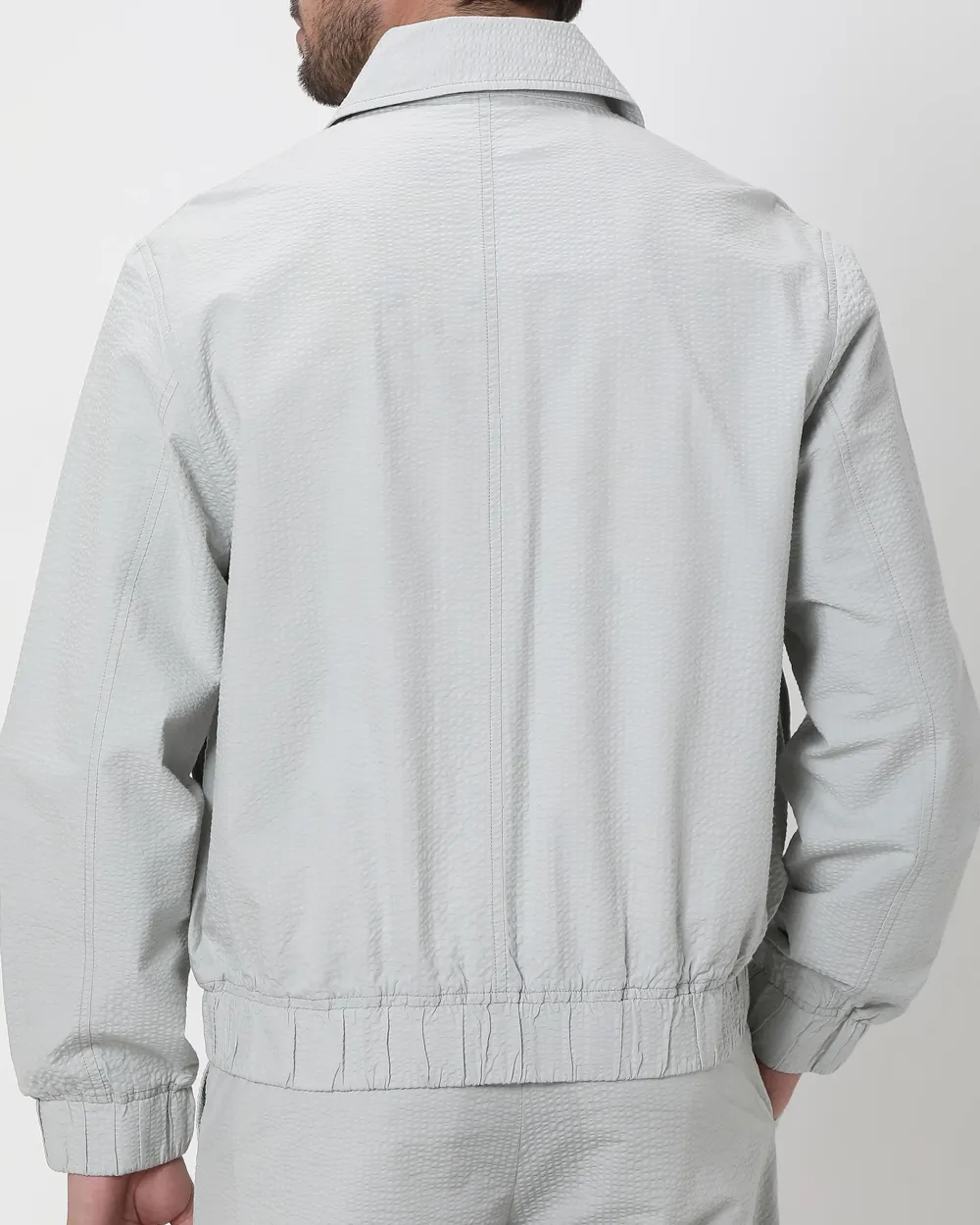 Versatile Comfortable Slim-Fit Beige Cotton Jacket