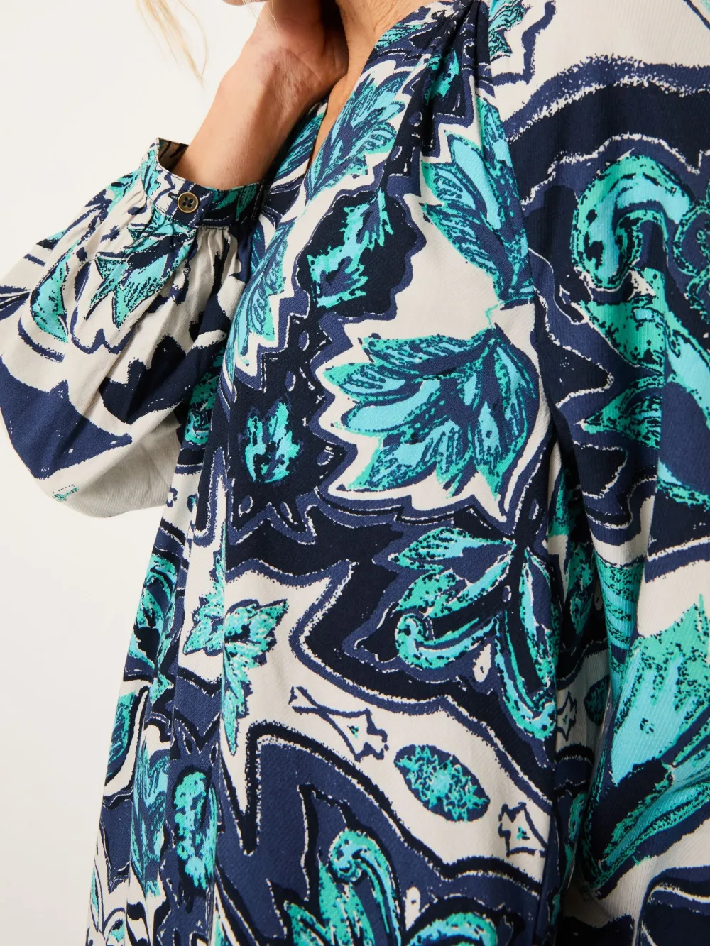 Green Amy Mirrored Dress