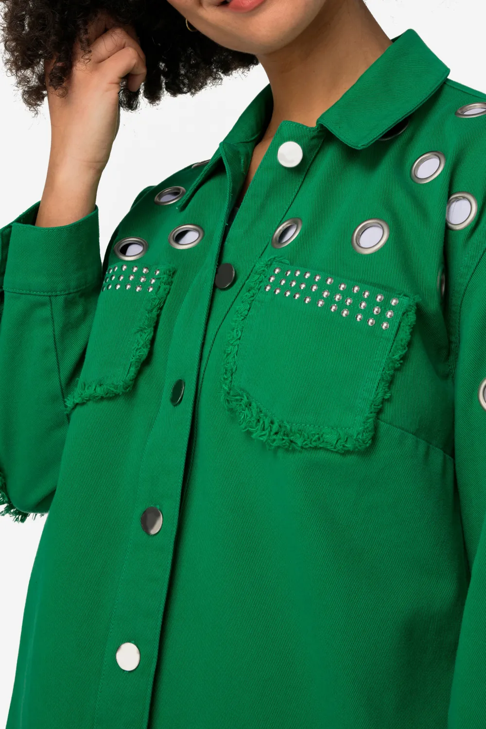 Shirt Collar Denim Jacket