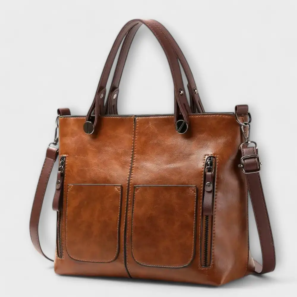 Textured Suede Handbag