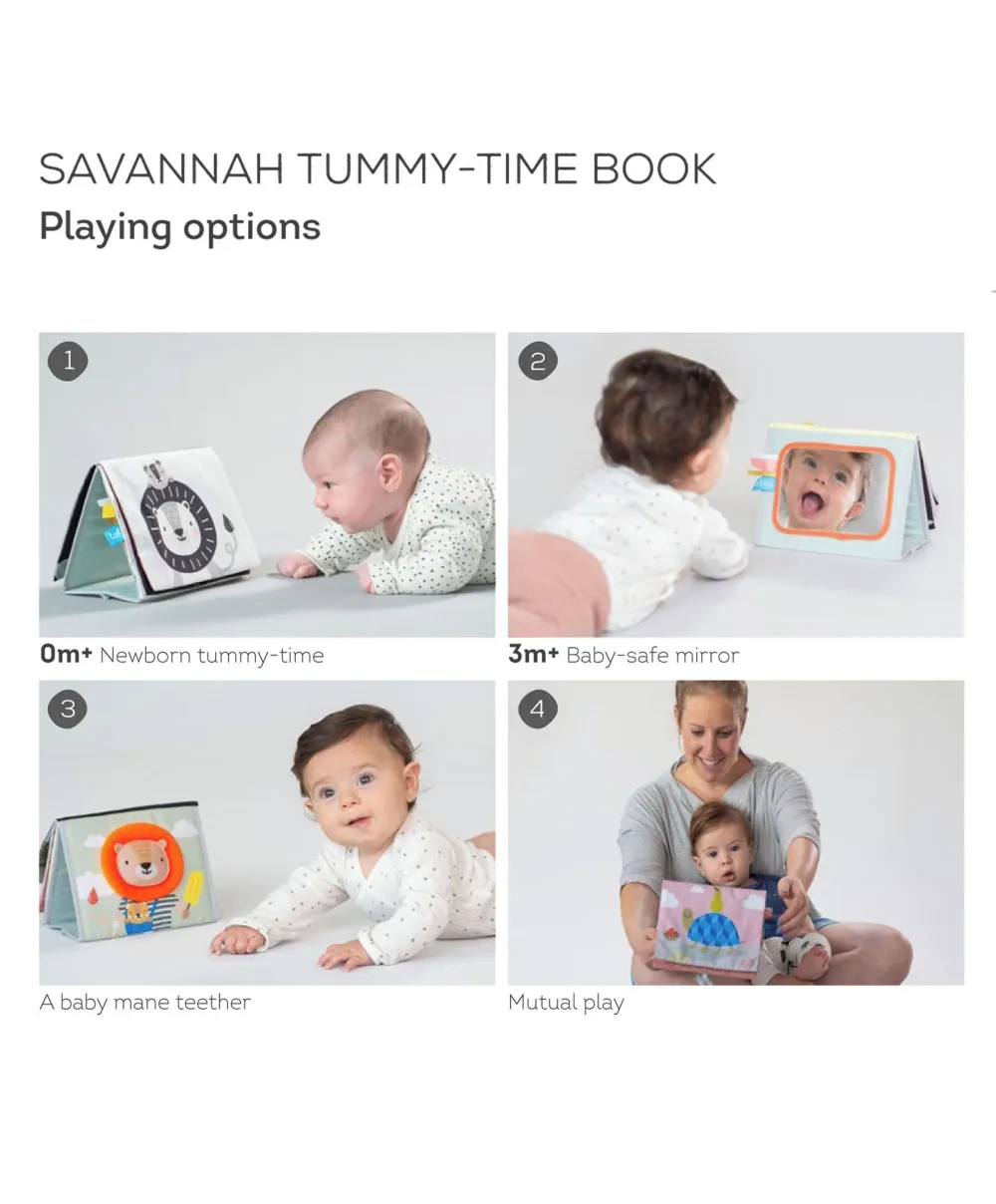Taf Toys - Savannah Adventures Tummy Time Book