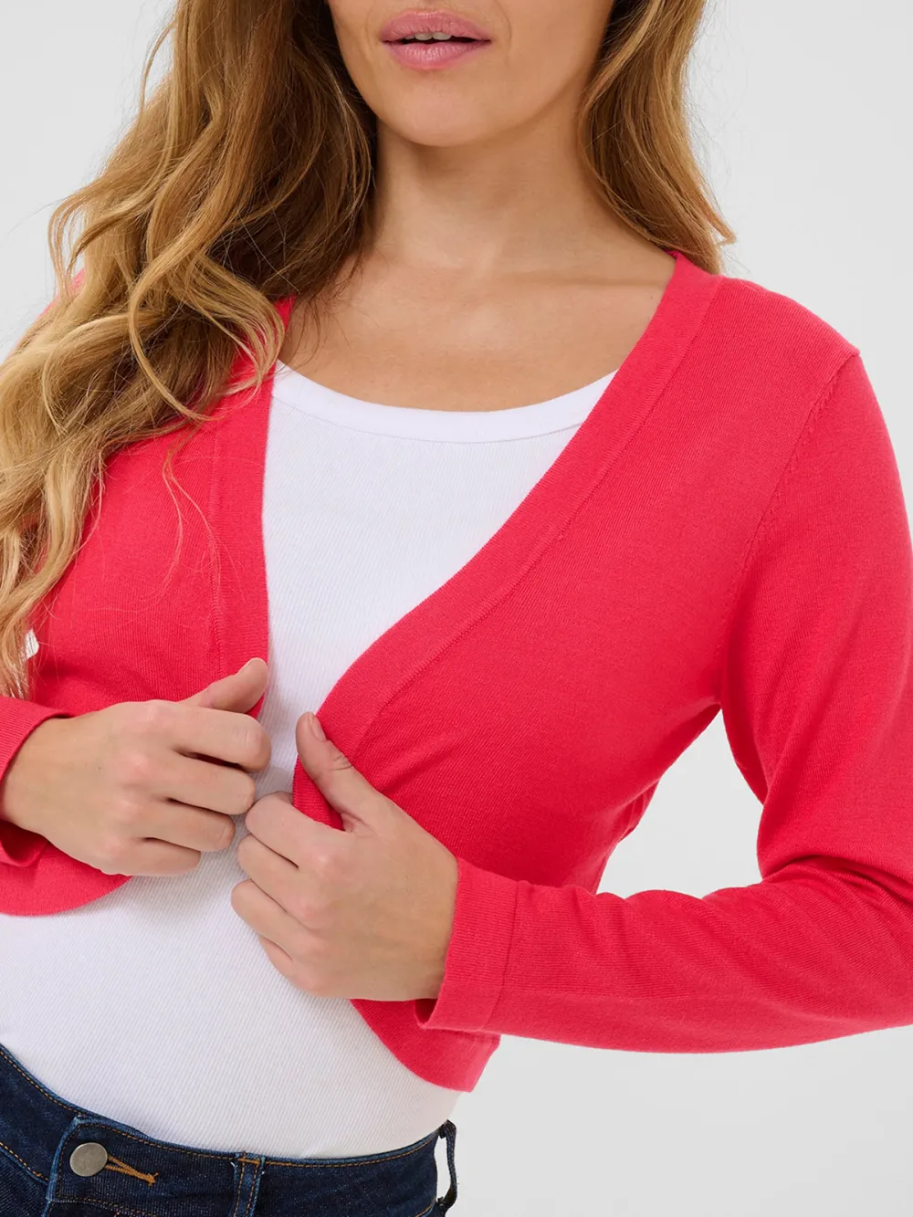 Plain Colored Fine Fabric Sweaters