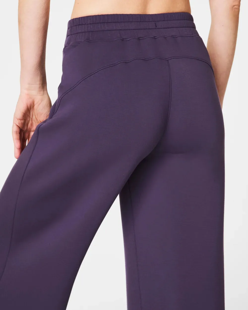 Wide Leg Pant - Aubergine