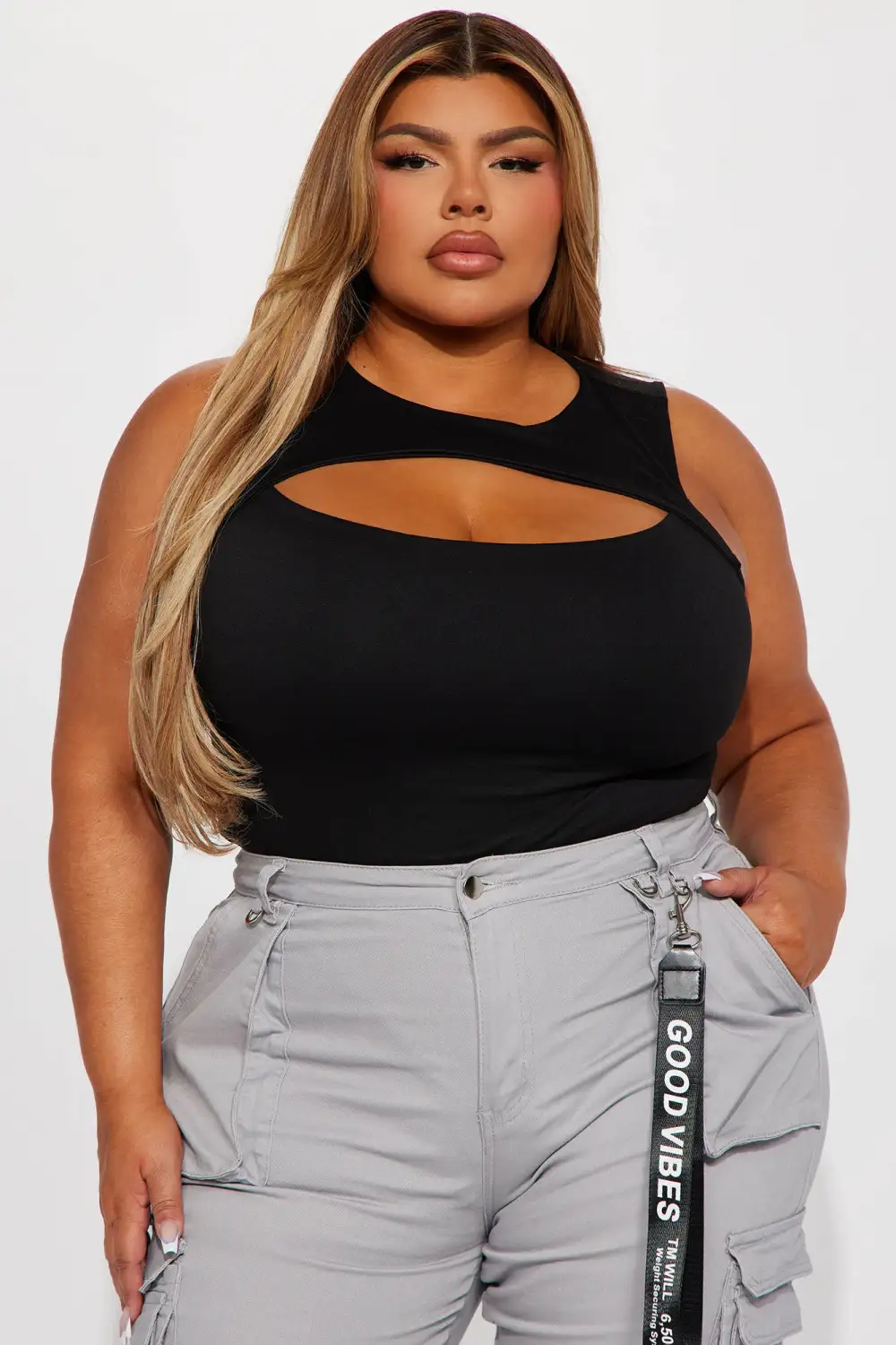 Eli Cut Out Bodysuit - Black