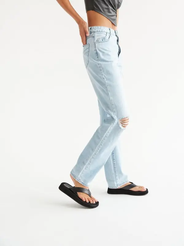 Heidi Jeans in Holiday Blue Organic