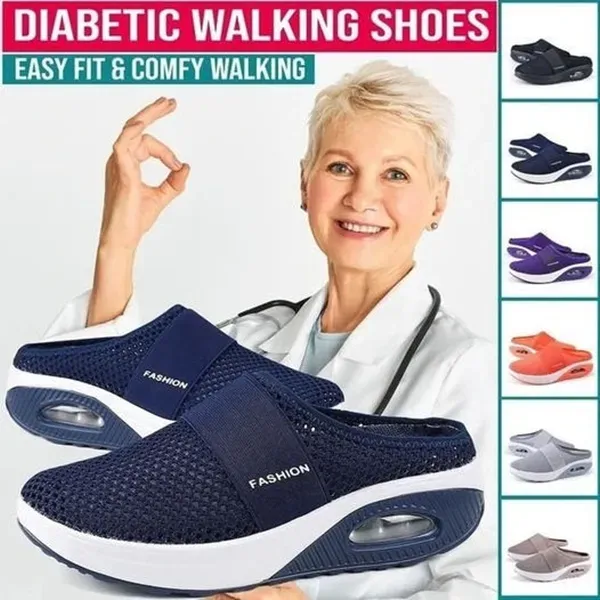 Air Cushion Slip-On Walking Orthopedic Diabetic Walking Loafers