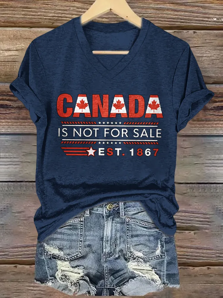 Women'S Canada Is Not For Sale T-Shirt