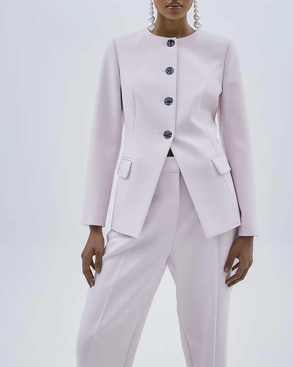 Women's Round Neck Casual Long Sleeve Suits