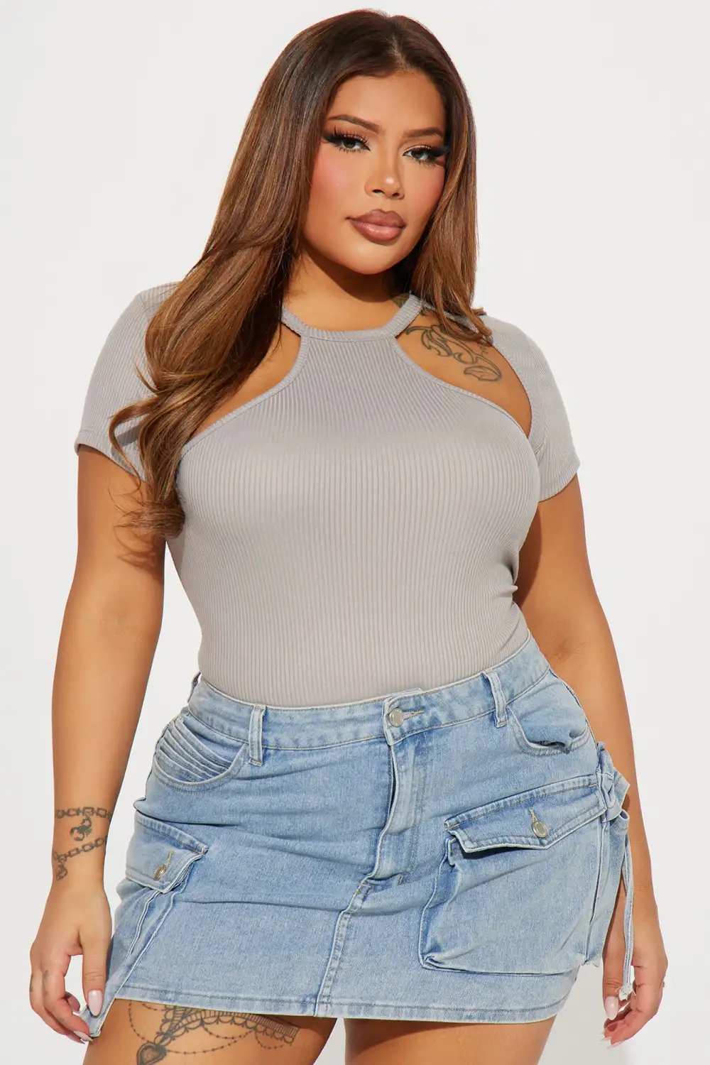 Make It Last Bodysuit - Slate Grey