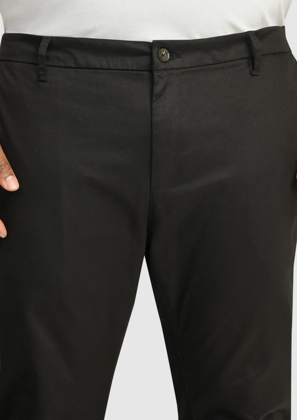 CASUAL BLACK STRETCH CHINO