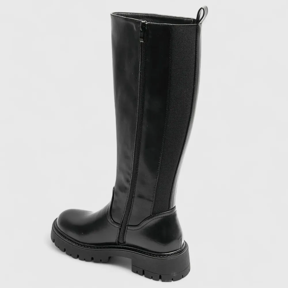 Rugged Sole Ankle Boots