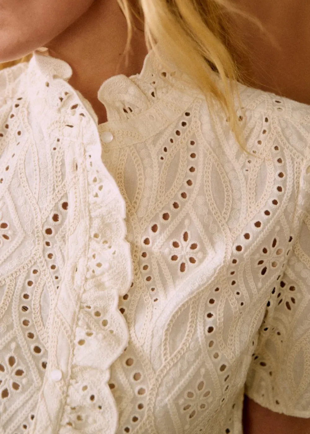 Embroidered Short Sleeved Shirt