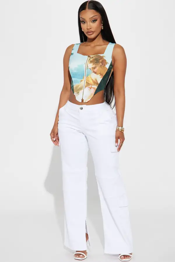 One Love Story Corset Top - Multi Color