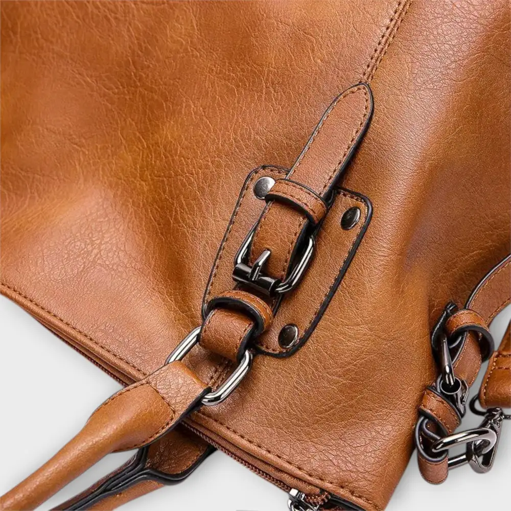 Open Top Nylon Shoulder Bag