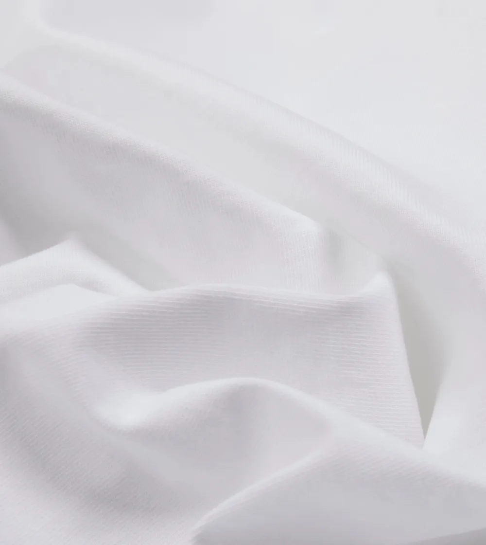 White Oxford Cotton Cloth Button-Down Shirt Lapel Plain