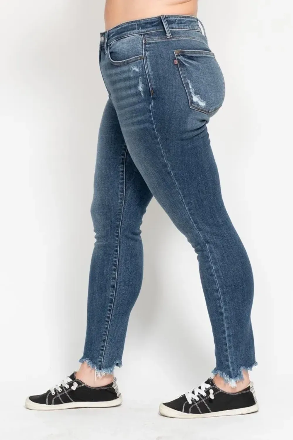 All-Match Stretchable Leggings  Dark Blue Trousers