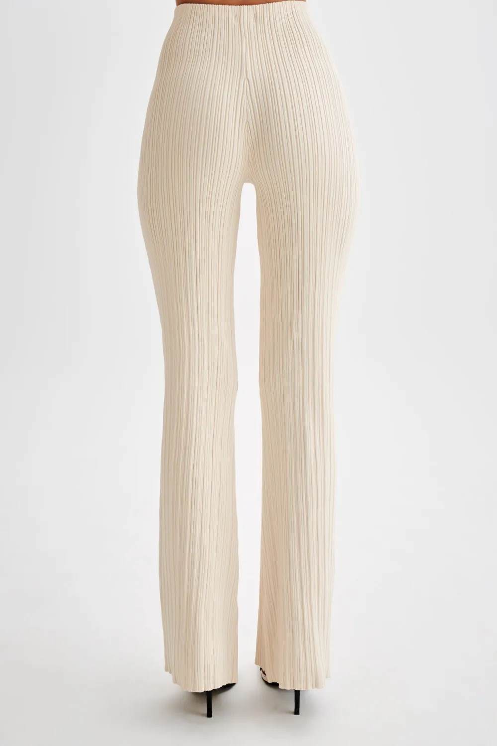 Straight Leg Rib Knit Pant