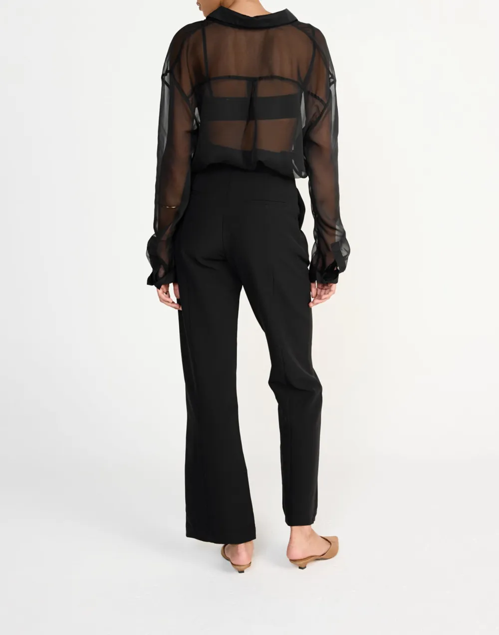 Fashionable Transparent Women's Shirt