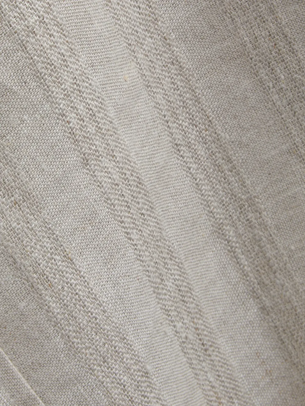 Sand Casual Style Lapel Linen Blazer