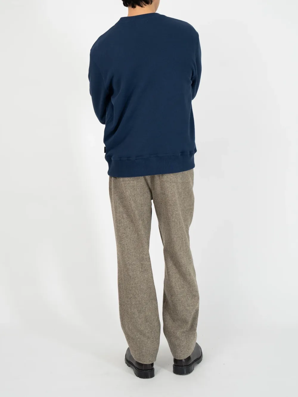 Blue Long Sleeve Crew Neck Sweatshirt