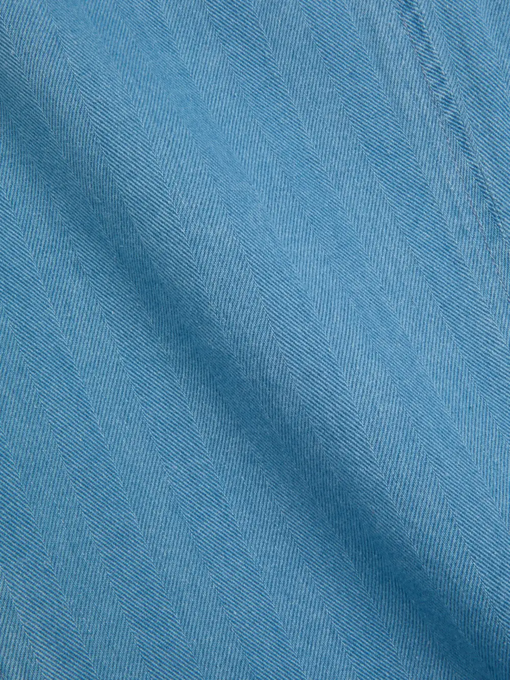 Indigo Casual Style Lapel Cotton Blazer