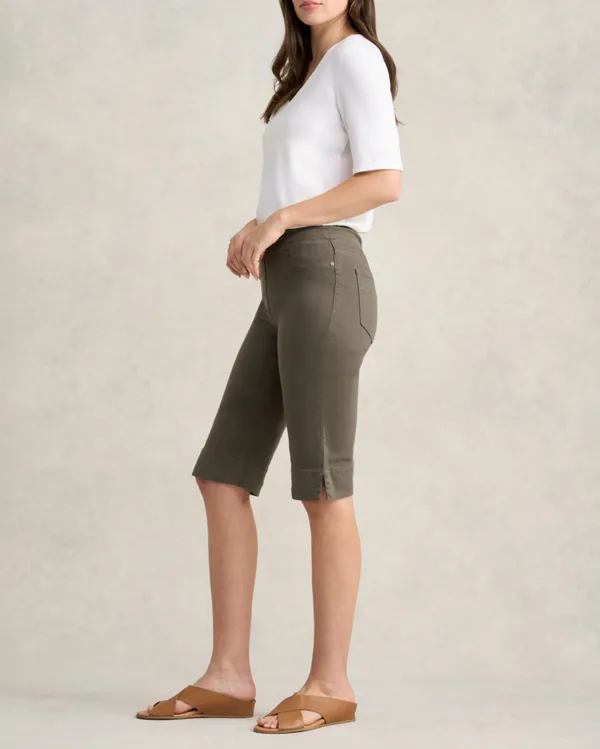Twill Knee Length Shorts