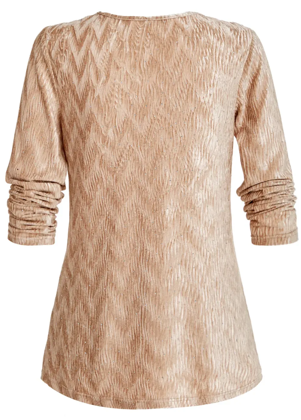 Champagne Velvet Long Sleeve T Shirt