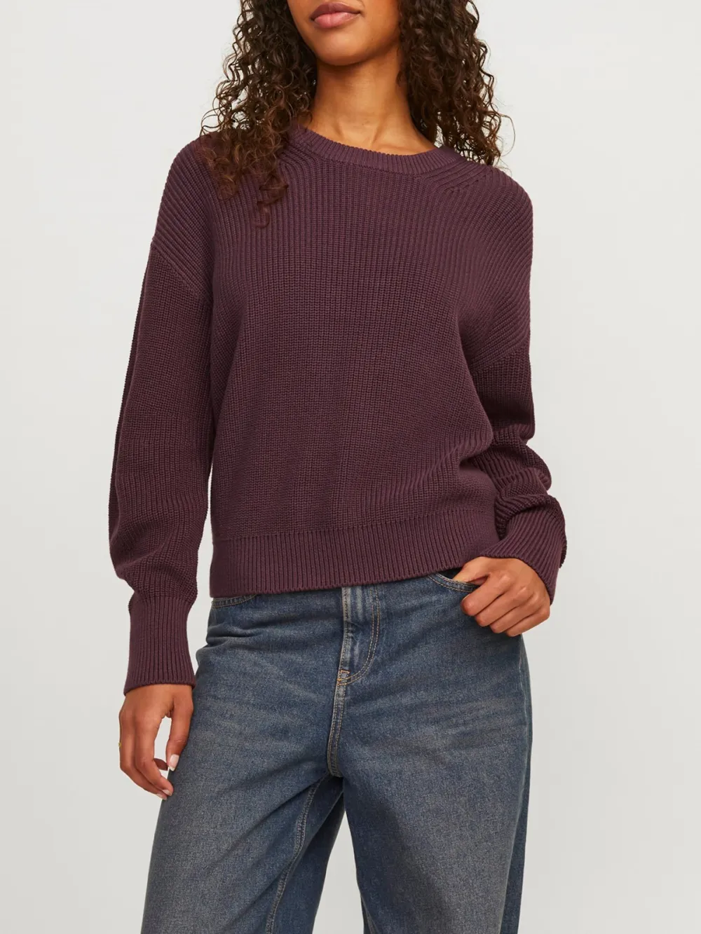 Plain Colored Casual Style Sweaters