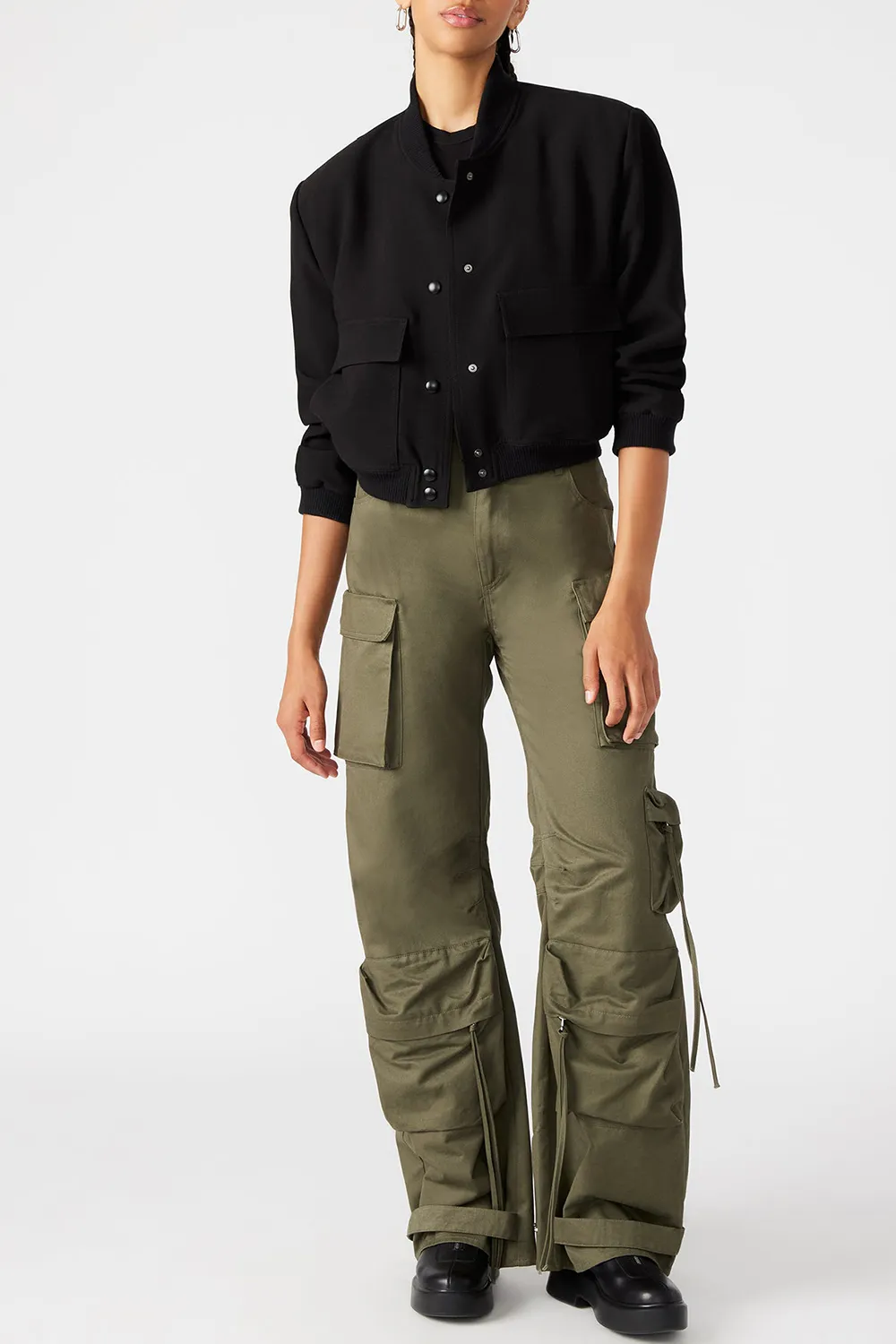 MID CARGO PANT BLACK