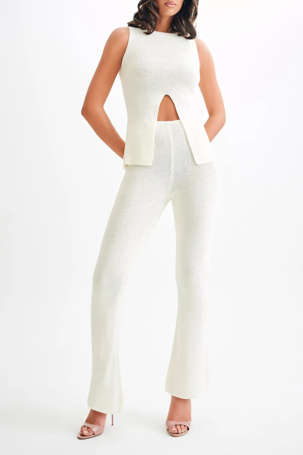 Skinny Straight Leg Knit Pant