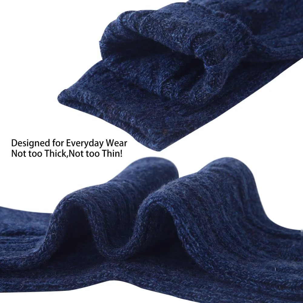 Jeasona Wool Socks for Women Warm Winter Thermal Thick Socks Gifts for Women Mom