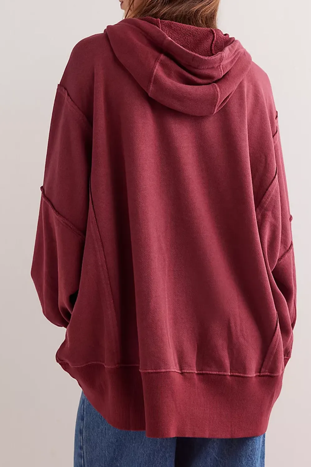 Oversized Zip Up Hoodie