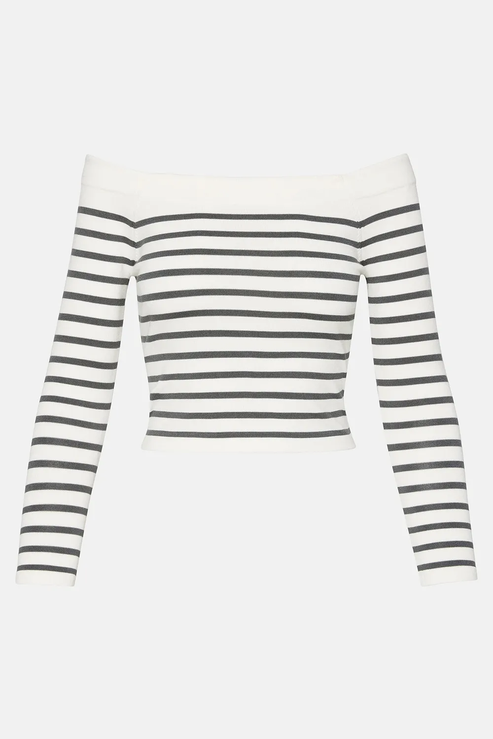 VISCOSE SWEATER WHITEBLACK