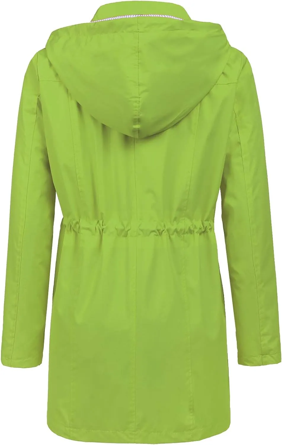 LOMON Raincoat Women Waterproof Long Hooded Trench Coats Lined Windbreaker Travel Jacket S-XXL