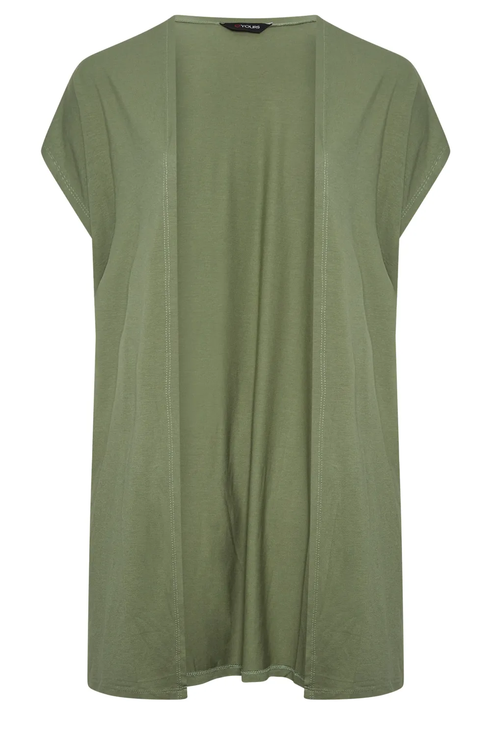 YOURS Curve Green Short Sleeve Cardigan