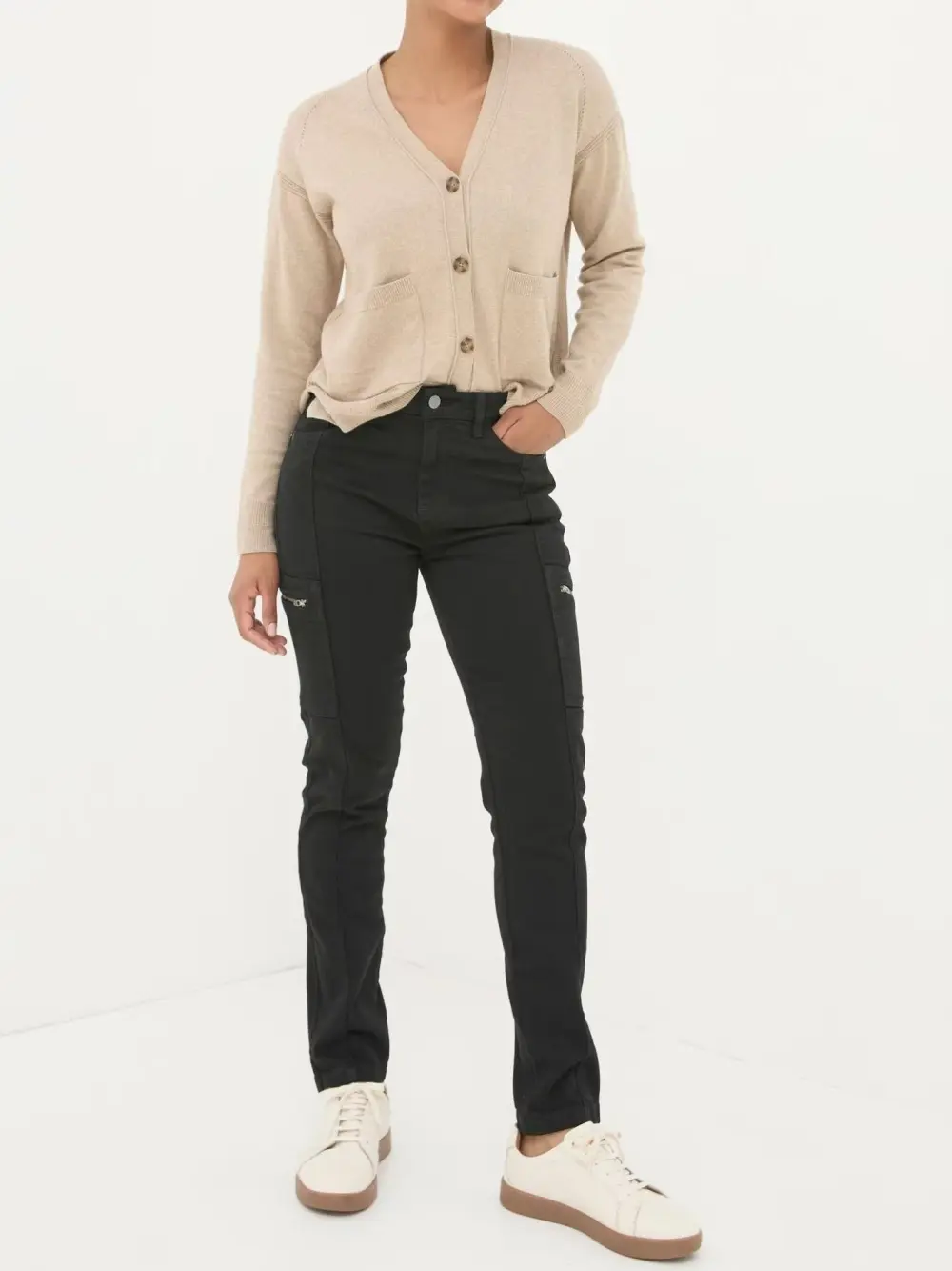 Black Cargo Trousers
