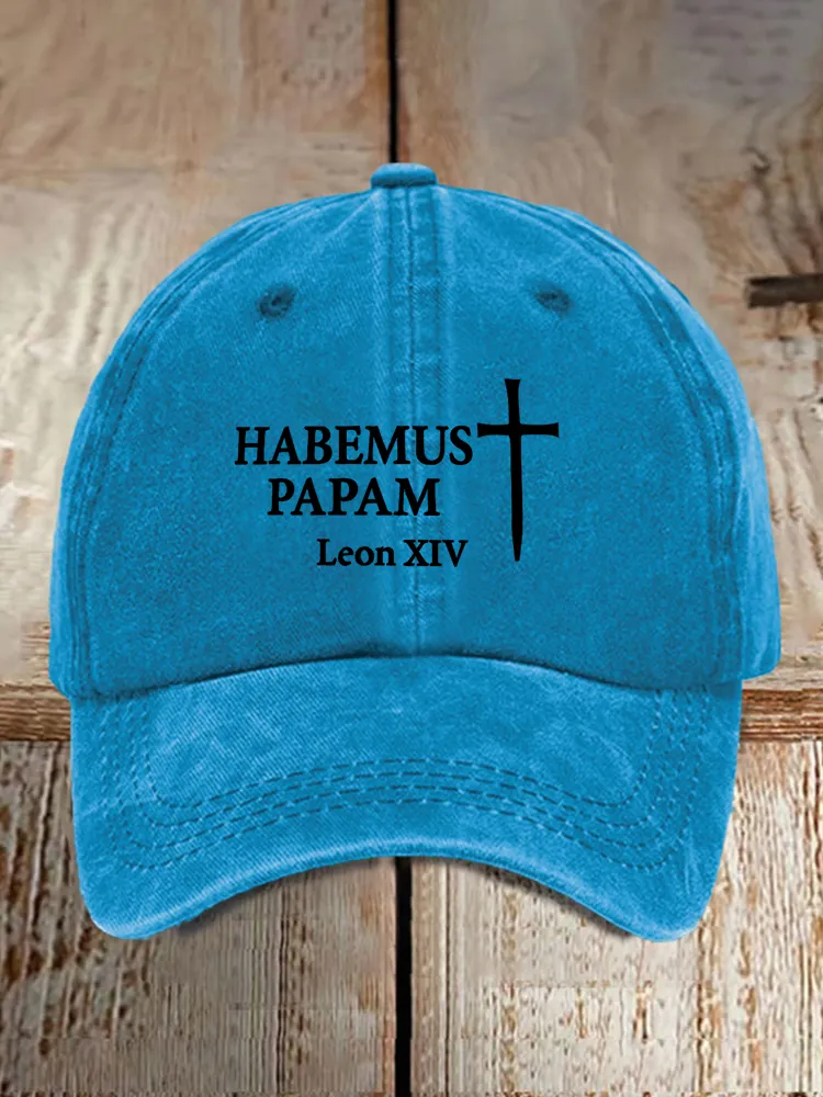 Habemus Papam Leon Xiv Printed Baseball Caps