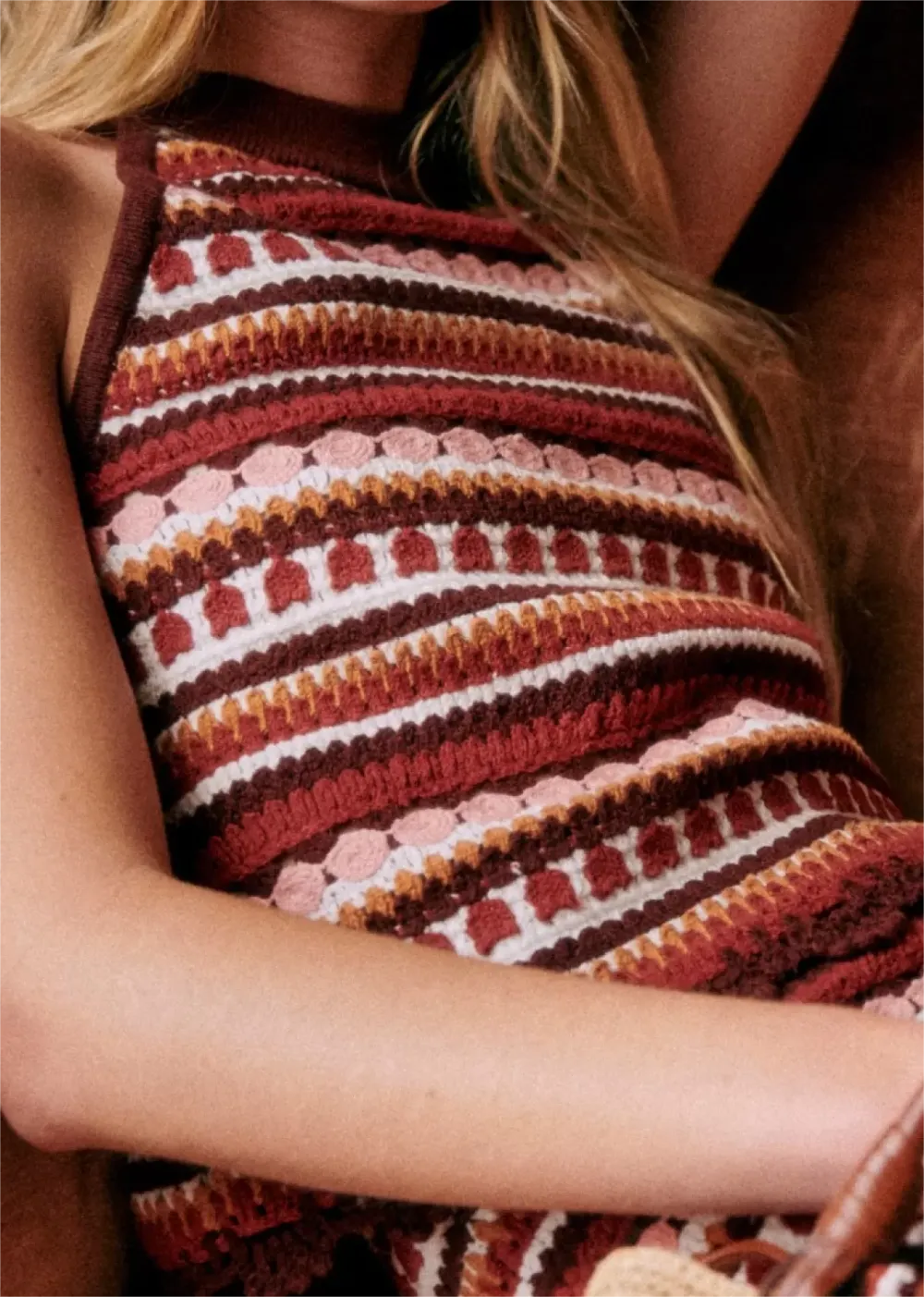 Sleeveless Cotton Knitwear