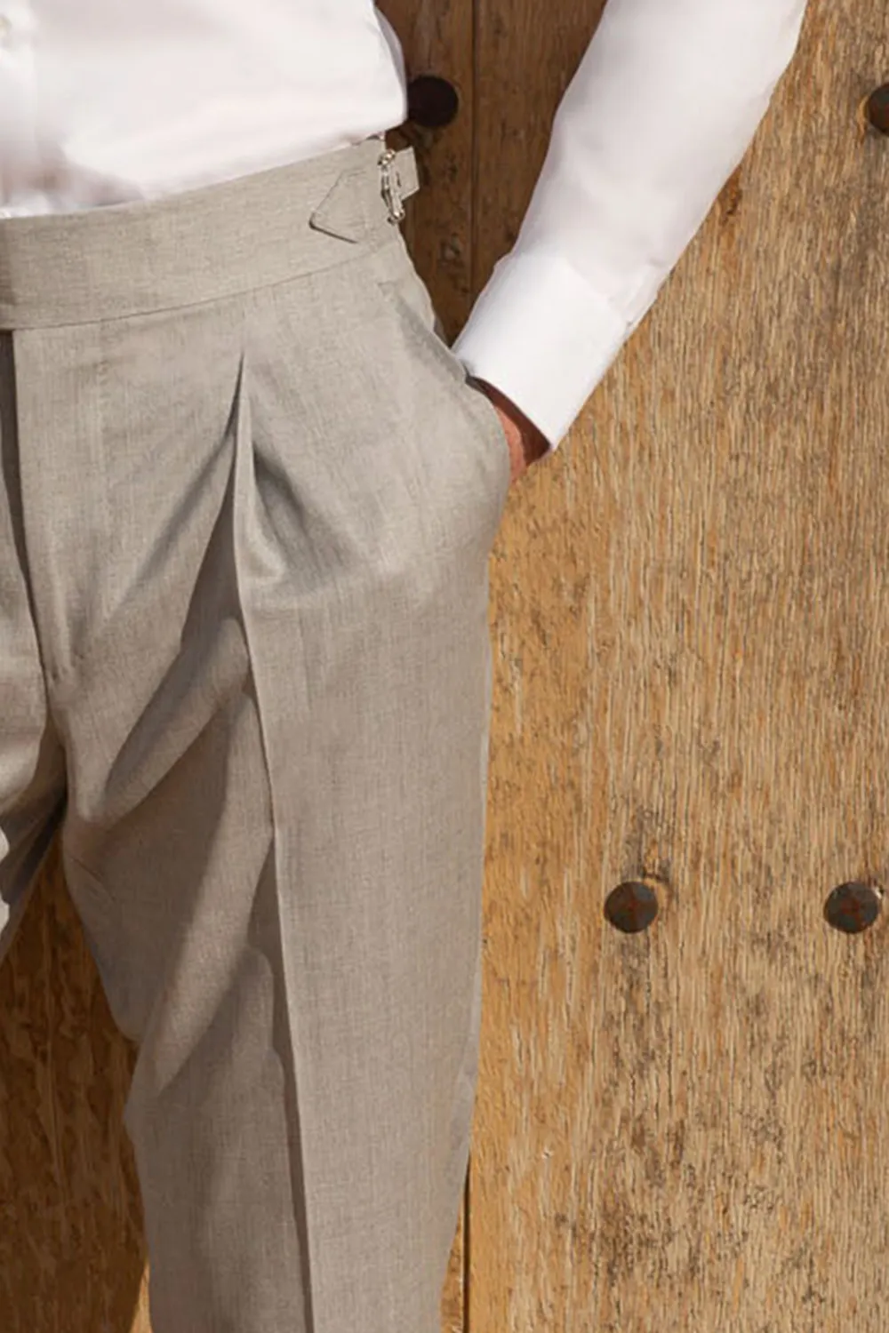 Beige Trousers