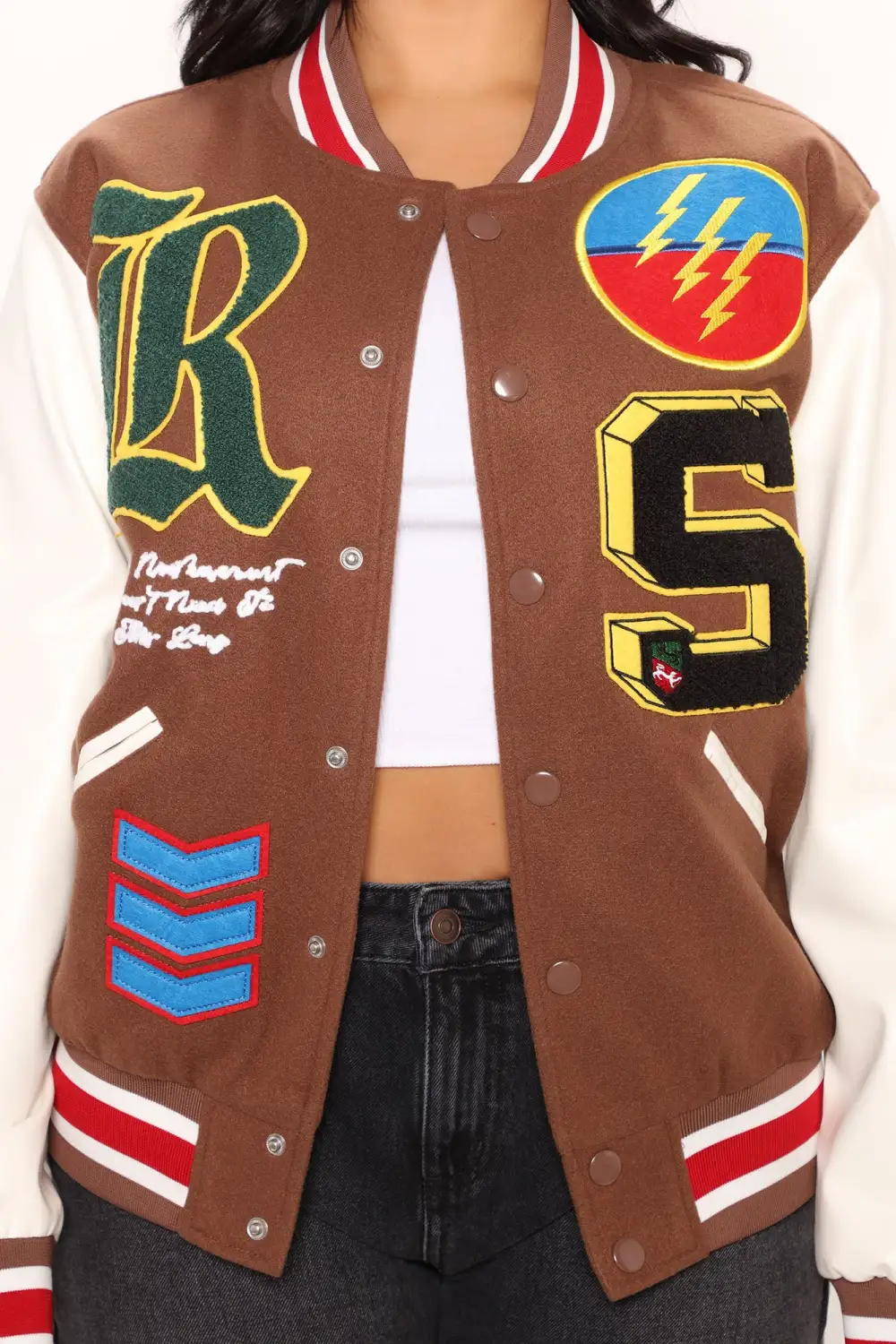 Winning Game Varsity Jacket - Chocolate
