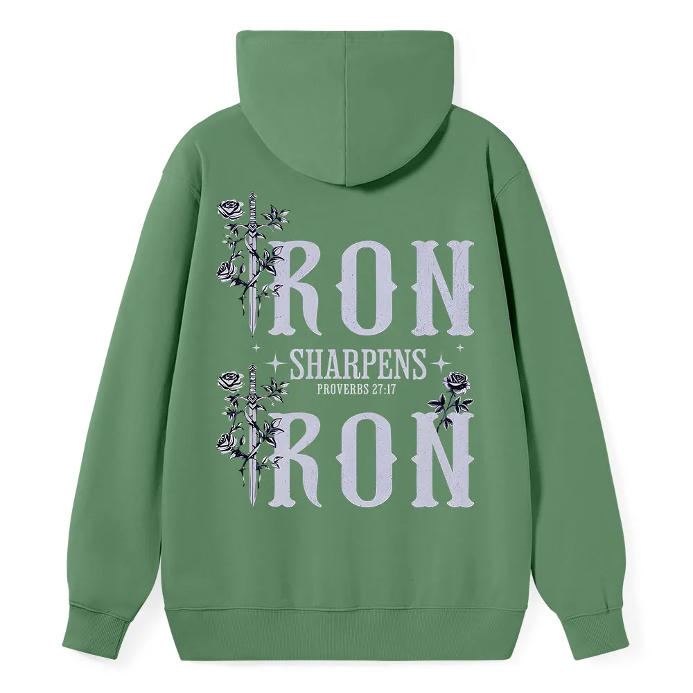 IRon Sharpens Classic Christian Hoodie