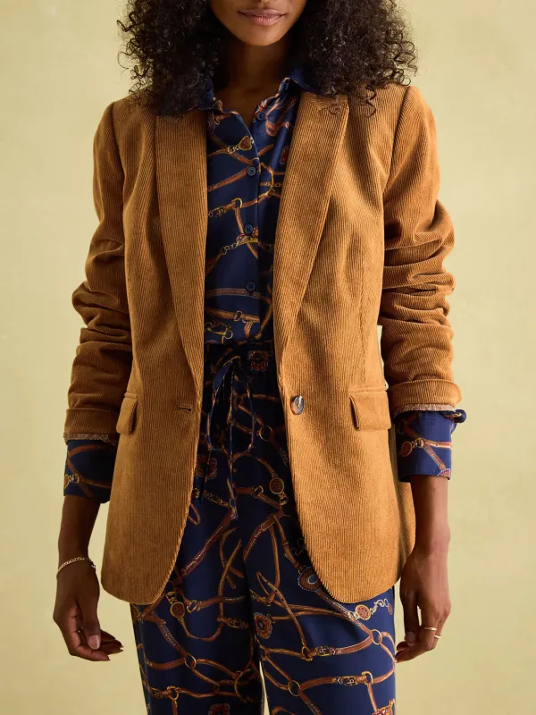 Tan Brown Corduroy Blazer