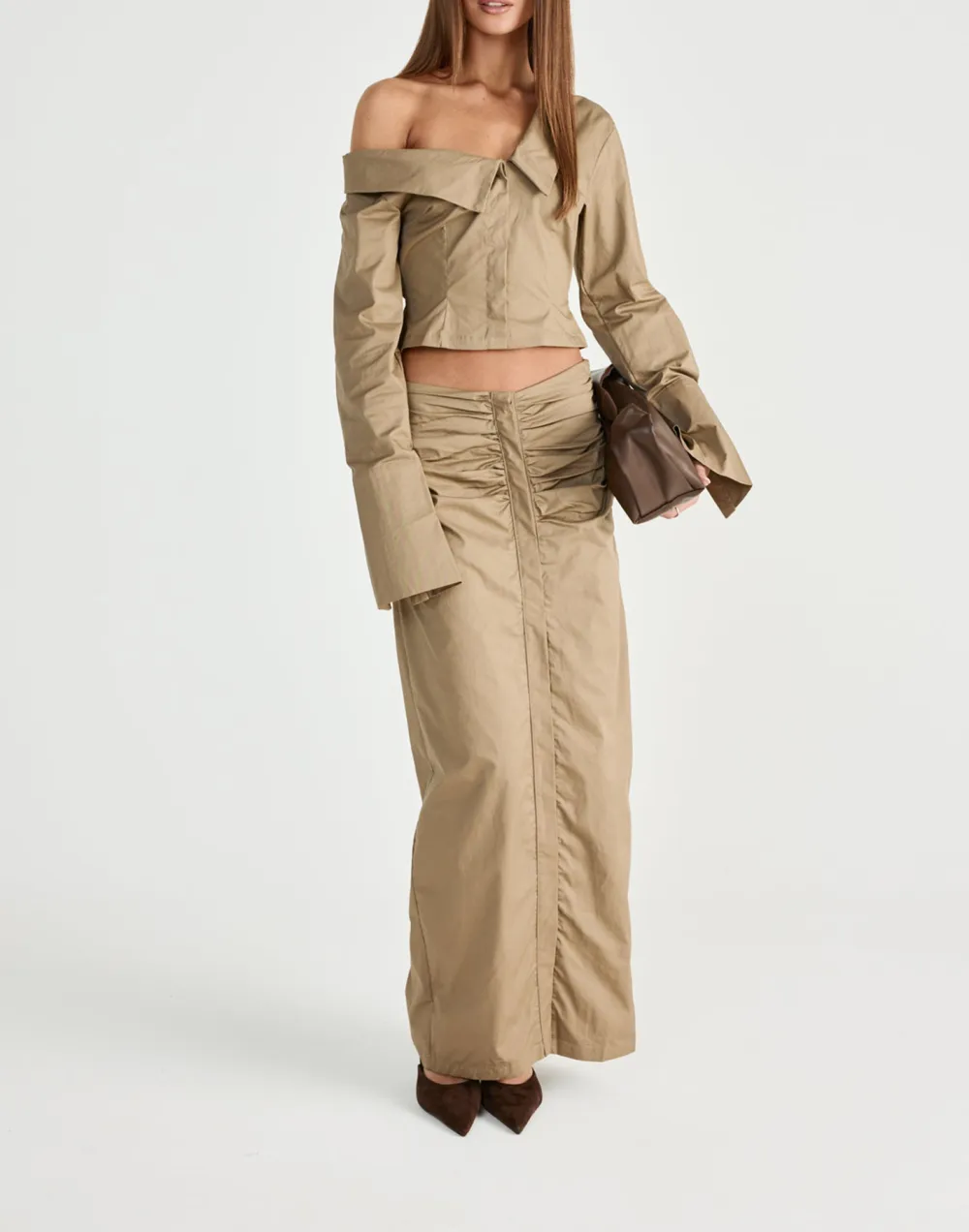 Three Dimensional Cut Breathable Skirt